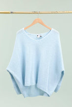 Load image into Gallery viewer, Eloise Oversized V Neck Sweater Wool Mohair Blend - Italian