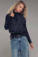 Load image into Gallery viewer, Reversible Cropped Puffer Vest