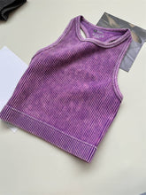 Load image into Gallery viewer, Washed Racerback tank top