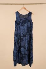 Load image into Gallery viewer, Italian Linen Sleeveless floral dress