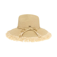 Load image into Gallery viewer, Fringe Trim C.C Panama Sun Hat