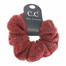 Load image into Gallery viewer, Two-tone Knit Ponytail C.C Women's Scrunchie