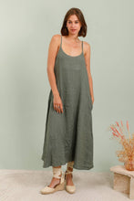 Load image into Gallery viewer, Stella Italian Linen Maxi Dress