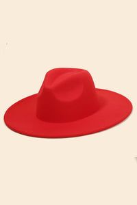 Flat Brim Fedora Fashion Hat