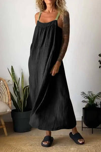 Summer Suspender Maxi Dress