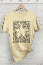 Load image into Gallery viewer, STAR LEOPARD GRAPHIC TSHIRTS