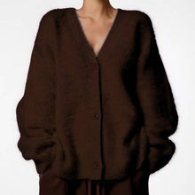 Load image into Gallery viewer, Willow Cozy Faux Mink Cardigan Sweater
