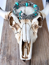 Load image into Gallery viewer, Navajo Pearl &amp; Stone Stackable Stretch Bracelet