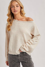 Load image into Gallery viewer, Tessa Sweater - Rolled Trim