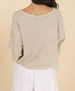 Italian Linen Tunic Top