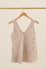 Load image into Gallery viewer, V-neck Tank Top 100% linen
