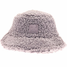 Load image into Gallery viewer, Sherpa Bucket Hat with Rubber Patch