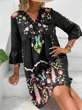 Load image into Gallery viewer, Valerie Lace V Neck Dress