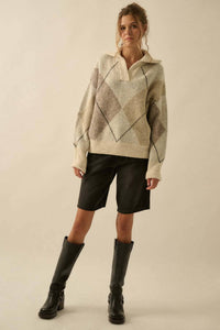 Arlie Argyle Sweater