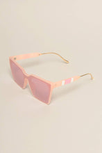 Load image into Gallery viewer, Unisex Color block Rectangular Sunglasses