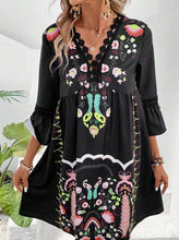 Load image into Gallery viewer, Valerie Lace V Neck Dress