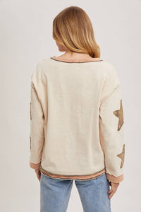 EMI STAR SLEEVED TOP