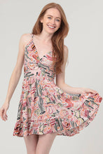 Load image into Gallery viewer, Tina TWIST FRONT CUT OUT WESTERN PRINT DRESS