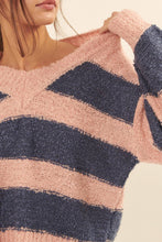 Load image into Gallery viewer, Striped Summer Knit Sweater
