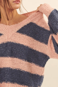 Striped Summer Knit Sweater