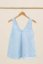 Load image into Gallery viewer, V-neck Tank Top 100% linen