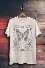 Load image into Gallery viewer, Butterfly Flowers Graphic Tee