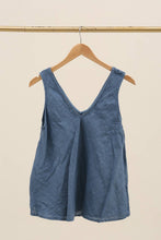 Load image into Gallery viewer, V-neck Tank Top 100% linen