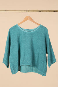 Italian Linen Tunic Top
