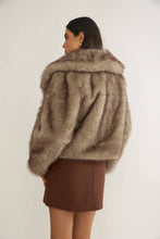 Load image into Gallery viewer, STELLA SHAWL FAUX FUR JACKET