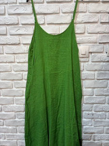 Stella Italian Linen Maxi Dress
