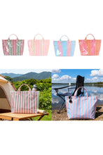 Load image into Gallery viewer, Glossy Striped Tote Bag