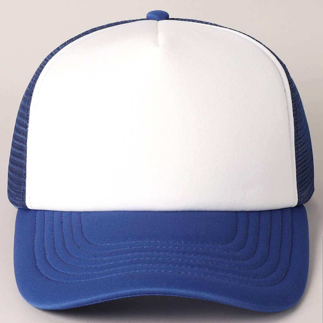 Blank Trucker, choose a removable patch