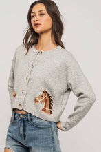 Load image into Gallery viewer, Ginger Horse Cardigan Sweater