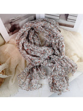 Load image into Gallery viewer, Scarvii - Floral Crinkle Lightweight Scarf