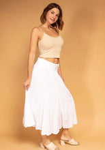 Load image into Gallery viewer, Italian Cotton Maxi Skirt