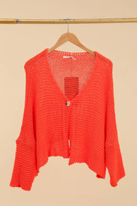 Oversized Cotton Knit Cardigan I