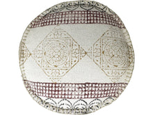 Load image into Gallery viewer, Round Pouf/Ottoman/Stool-Cotton Canvas