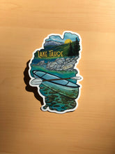 Load image into Gallery viewer, Lake Tahoe sticker, Kayak Tahoe sticker, kayak sticker