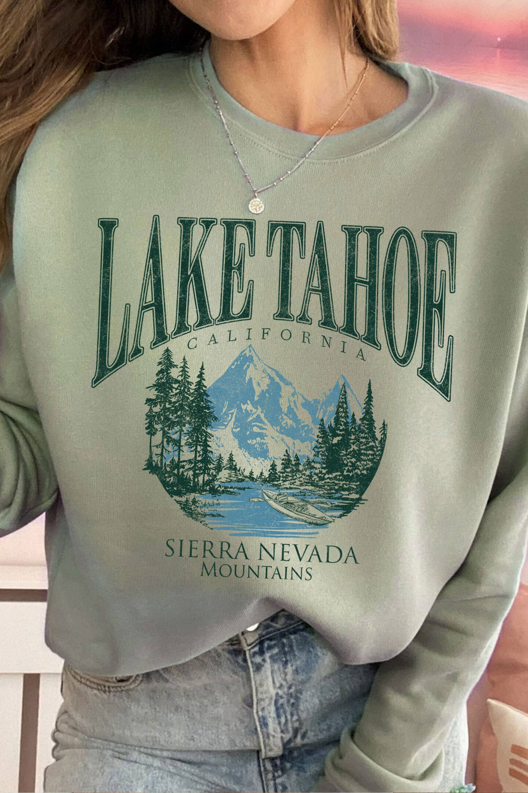 LAKE TAHOE BRUSHED SWEATSHIRTS