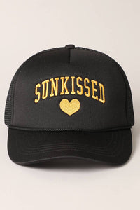Sunkissed Embroidery Foam Mesh Back Trucker Hat