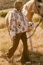 Load image into Gallery viewer, Geo-Print Sherpa Fleece Half-Zip Pullover