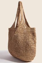 Load image into Gallery viewer, Large Braided Hobo Shoulder Bag