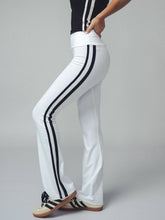 Load image into Gallery viewer, High-Waist Side Stripe Flared Pants
