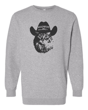 Load image into Gallery viewer, Meowdy Cowboy Cat Adult Crew