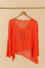 Load image into Gallery viewer, Bizou Asymmetrical Cotton Sweater - France