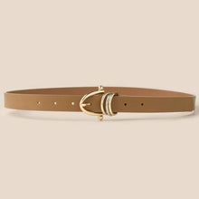 Load image into Gallery viewer, Triple Ring Faux Leather Belt