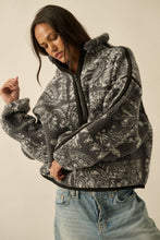 Load image into Gallery viewer, Sherpa Fleece Zip Pullover Jacket