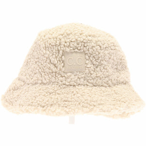 Sherpa Bucket Hat with Rubber Patch