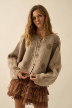 Load image into Gallery viewer, Snowflake Jacquard Cardigan