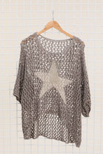 Load image into Gallery viewer, French Cotton Knit Sweater with Star